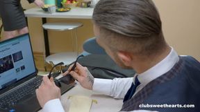 Watching chicks though xray glasses