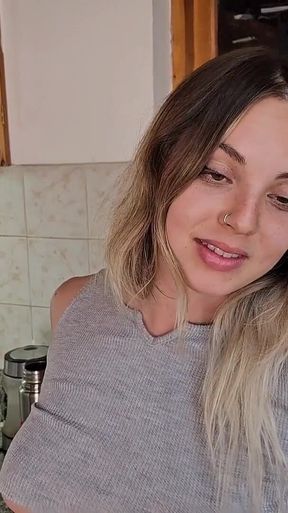 Punishment of My Half-sister Ending up Inside of Her Big White Ass. Ass to Mouth