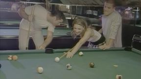 A Cock in the Ass and One in the Mouth in the Pool Hall