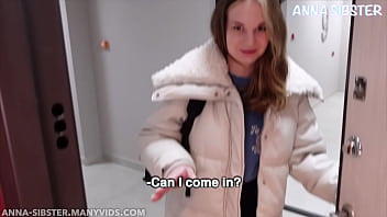 Skinny Teen Anna Gets Creampied by a Stranger in a Hotel