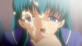 Principals Fiery Release Blinds Student in Steaming Hentai Moment