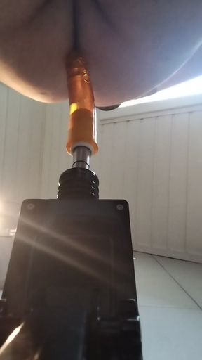 The dildo fucks my wet hole