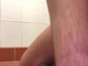 doing some Weird stuff - Extreme COCK/BALL TORTURE ** BIG CUMSHOT ** PART 1
