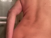 Stuffing an entire toothbrush into my ass