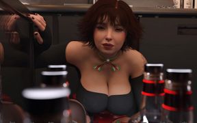 Pool Table Fun with Hot Bartender Girl - Tis the Reason - E01