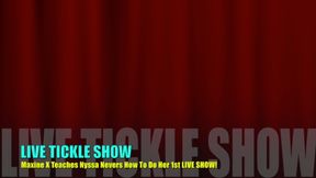 Maxine X & Nyssa Nevers - LIVE TICKLE SHOW RECORDING - 80 MINS - Dec 10th 2022 **EXCLUSIVELY ON LOYALFANS**