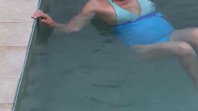 Video 1 of 3 - My hairy wife, Latin mother shows off on the beach, bikini, masturbation, fucks, cums