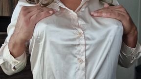 Elegant Ladies' Satin Blouse