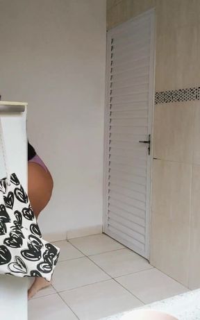 Stepmom Making Her Coffee