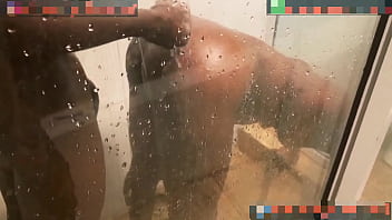 sucking huge mandigo cock and fucked hard till he cums in the shower