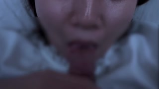 Facesitting blowjob and gokkun