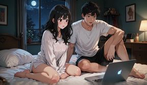 Beautiful woman with big tits gets fucked in her room mercilessly- anime porn- AI porn