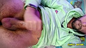 jerking my big uncut cock until i cum a nice one i need my cock sucked so bad ?