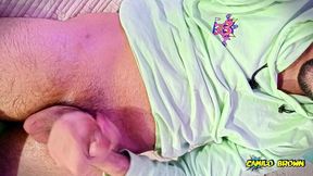 jerking my big uncut cock until i cum a nice one i need my cock sucked so bad ?