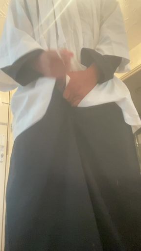 Naughty Priest Show off His Big Dick and Fuck an Altar Boy