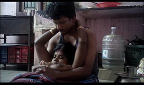 Indian village house wife and housband hot showing and kissing enjoy movement