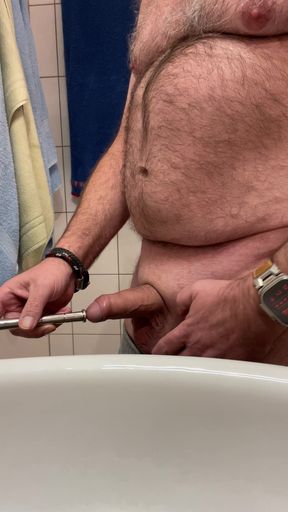 Dilator with vibration and cumshot