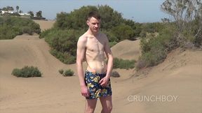 2184 two sexy boys fucking in public beach exhib