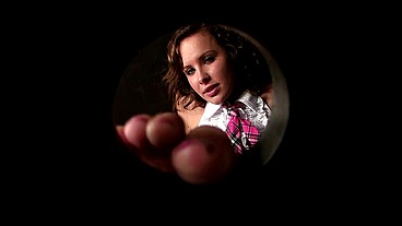 Katie St. Ives Deep Throats Gloryhole Cock