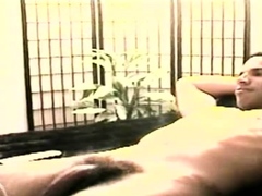 Busty straight guy fooled by horny gay
