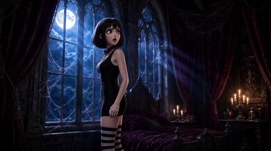 Stranger Fucks Vamp Girl On Halloween Hotel Tour