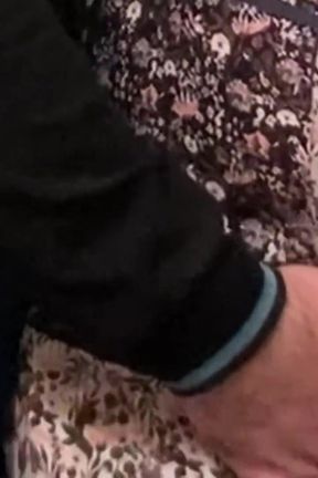 Strange Perv Rubbing Pussy in A Subway