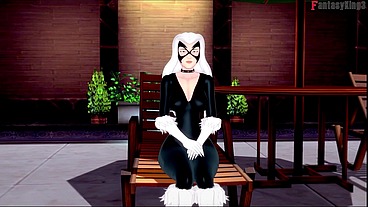 Felicia Hardy (black cat) bikini RED sex - Marvel spiderman - Full & Pov version on Sheer & PTRN: Fantasyking3