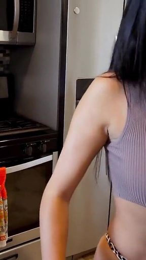 Tanned, Busty, and Sweaty: Even the Repairman Would Do Anything for Anissa Kate to Touch His Dick