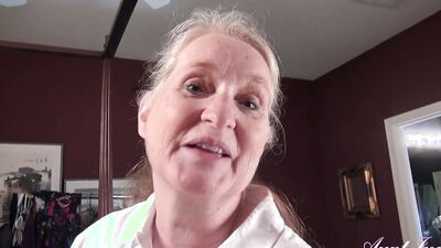Aunt Judy's - Your Busty Mature GILF Stepmom Maggie Lets You Fuck Her (POV)