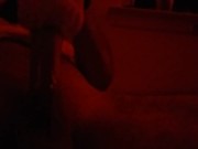 Red light flashlight - masked prince fucks pocket pussy