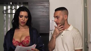 Kira Queen wearing lingerie to make the man hard
