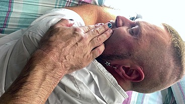 "Hard work pays off" with sexy hot dominant Max Dom domination cum on ass cumeating big dick bareback