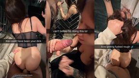 Caught in the Act: College Girl’s Public Bathroom Fuck Session