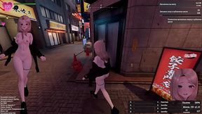 The townspeople discovered her little secret - she'_s an exhibitionist.