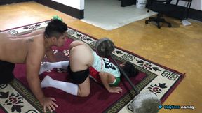 I Help My Step-sister Exercise Her Beautiful Pink and Tight Pussy