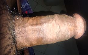 Big cock masturbation.