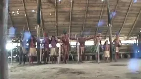 Wild Jungle Orgy, Japanese Beauty Gets Roughly Taken By Tribesmen