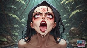 Screaming Jungle Orgasm: Four Penises & Explosive Ejaculation