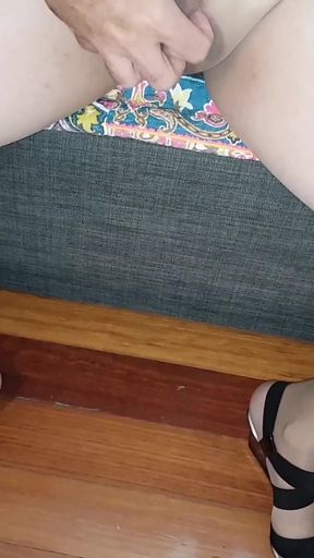 Dani Performs in Sexy Tan Pantyhose