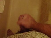 cum shots in the shower