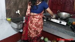 Indian Red Saree Wife Fuck