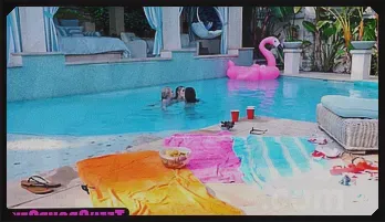 Poolside Blonde Lesbian Threesome – Intense Oral Action