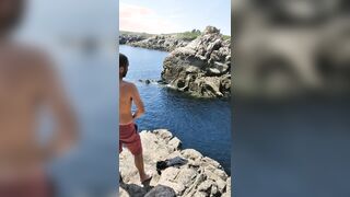 Plongeon à poil