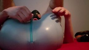 Latex Guy Takes MEATY Fucktoys in the Arse