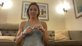 POV Strip Naked to Just Socks – Sock Tease and JOI