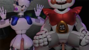 Circus babe and sexy ballora fucked aggressively in 3D animated episode