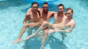”PRIDE STUDIOS Poolside Hormones Leading to Bedroom - Javier Cruz, Mike Monroe”