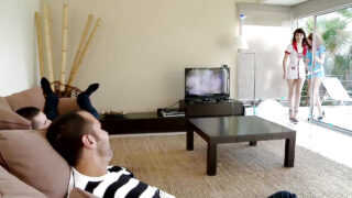 Xavi Tralla hammers Myss Alessandra’s ass in intense anal orgy