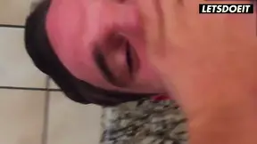Four hot and curvy Latinas take turns riding his thick cock in a reverse
