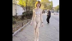 Exposed and bare in the streets, Pixie Pink